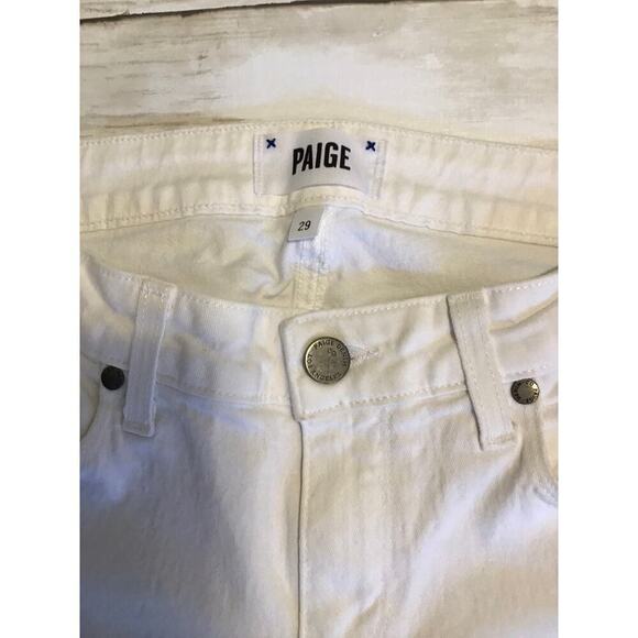 PAIGE WHITE Jeans size 29 Skyline Ankle Peg Optic White - Picture 4 of 10